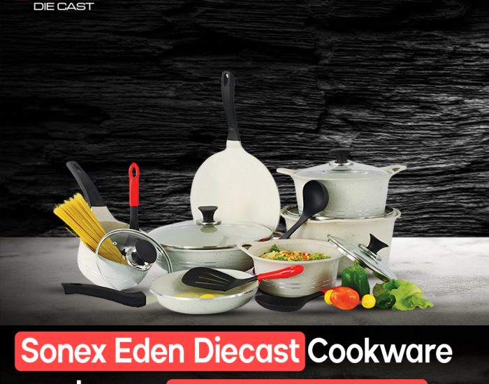 Sonex Eden Diecast Cookware Set Shop Online in Pakistan