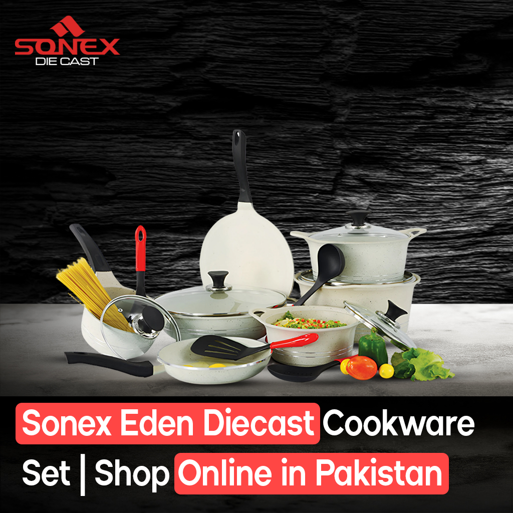 Sonex Eden Diecast Cookware Set Shop Online in Pakistan