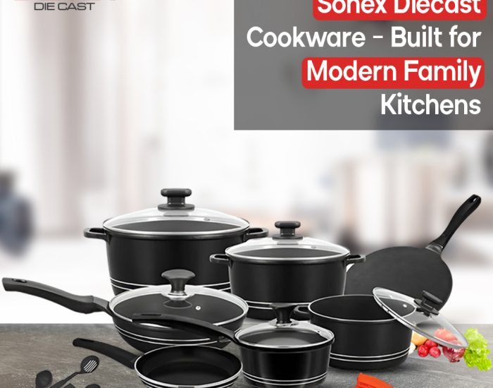Sonex Diecast Cookware – Built for Modern Family Kitchens