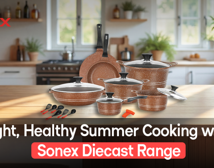 Light, Healthy Summer Cooking with Sonex Diecast Range