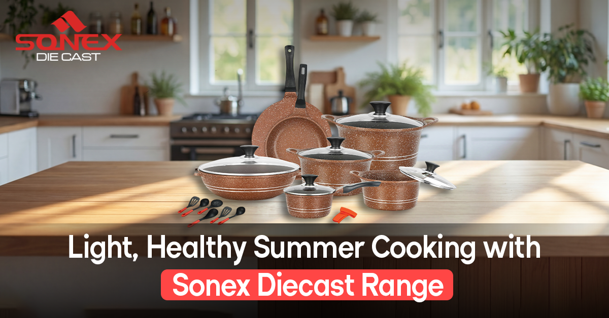 Light, Healthy Summer Cooking with Sonex Diecast Range